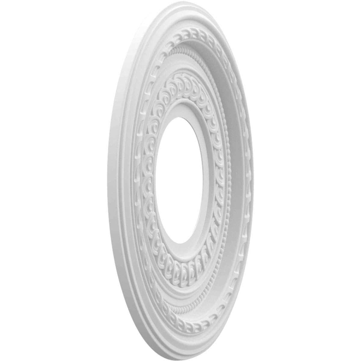 Ekena Millwork CMP 3 1/2ID x 1P Cole Thermoformed PVC Ceiling Medallion - Image 3