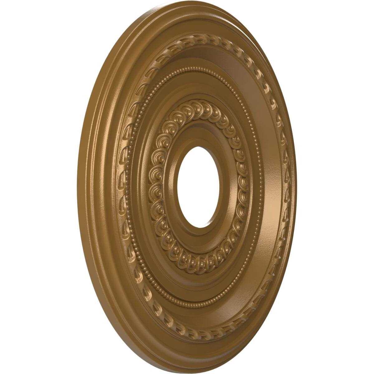 Ekena Millwork CMP 3 1/2ID x 1P Cole Thermoformed PVC Ceiling Medallion - Image 5
