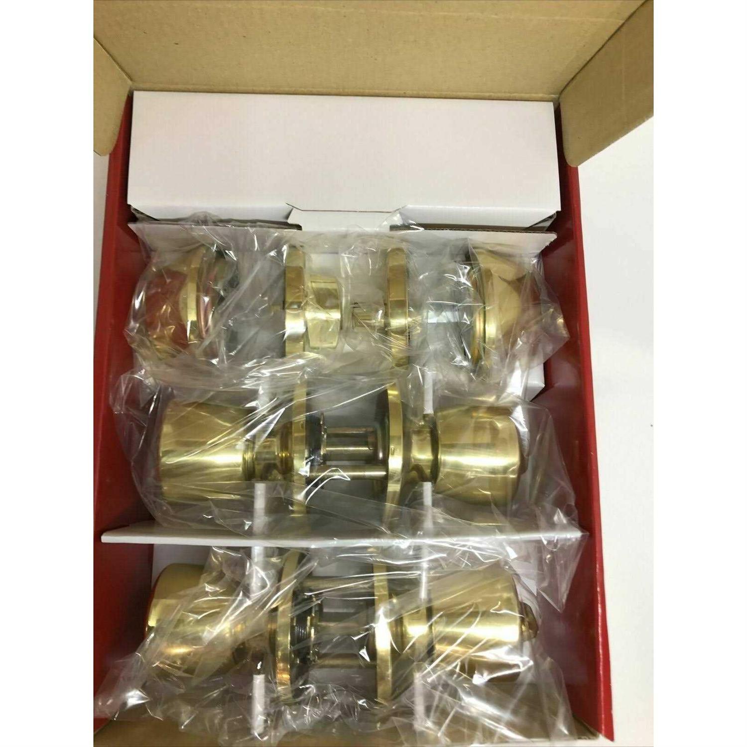 Hyper Tough Keyed Entry Tulip Doorknob and Deadbolt Combo - Image 4