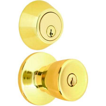 Hyper Tough Keyed Entry Tulip Doorknob and Deadbolt Combo - Image 5