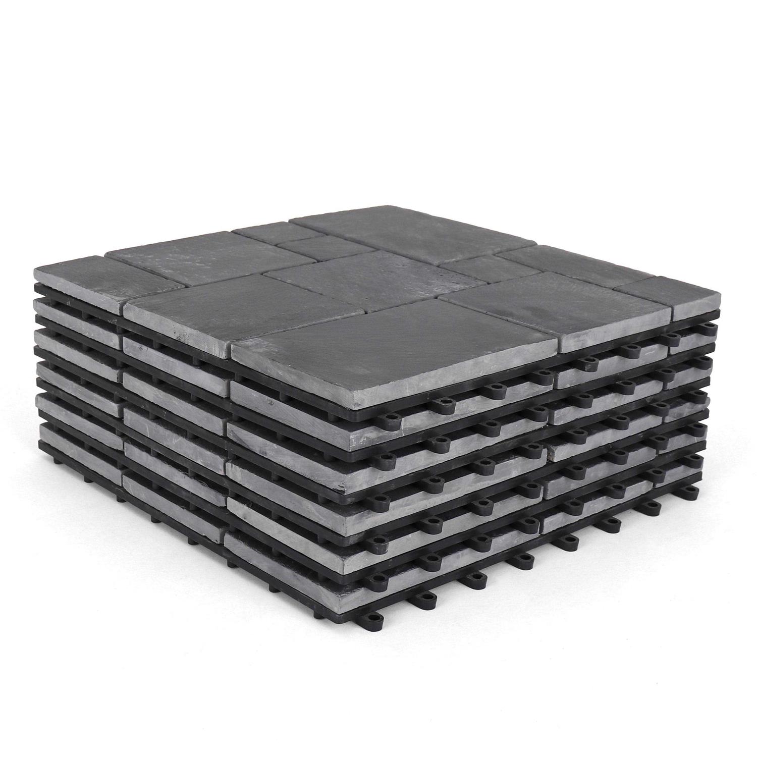 Black Slate Stone Tiles 3rd Street Inn - Image 4