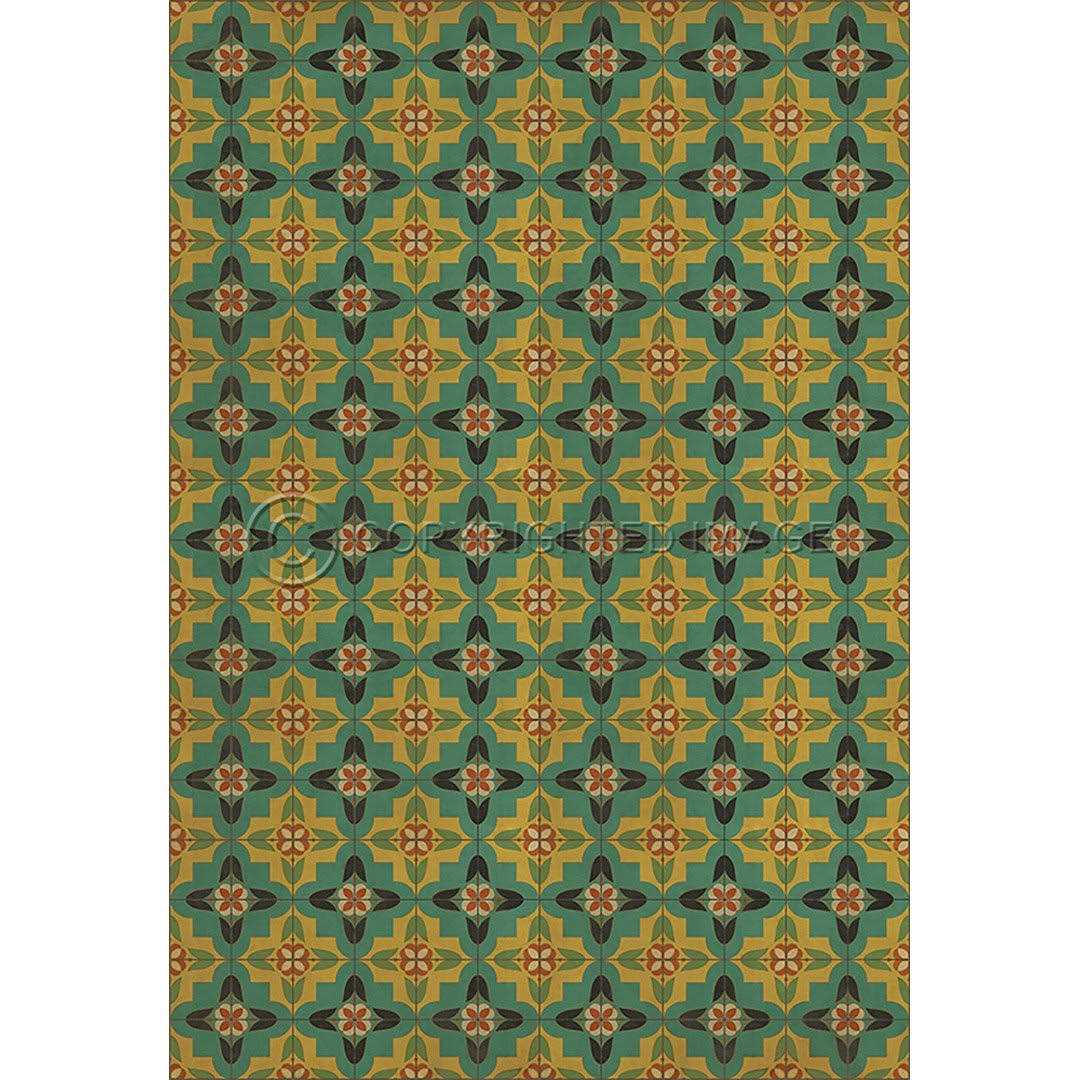Spicher and Company Classic Vinyl Pattern 33 Ballyhoo Vinyl Mat - Image 5