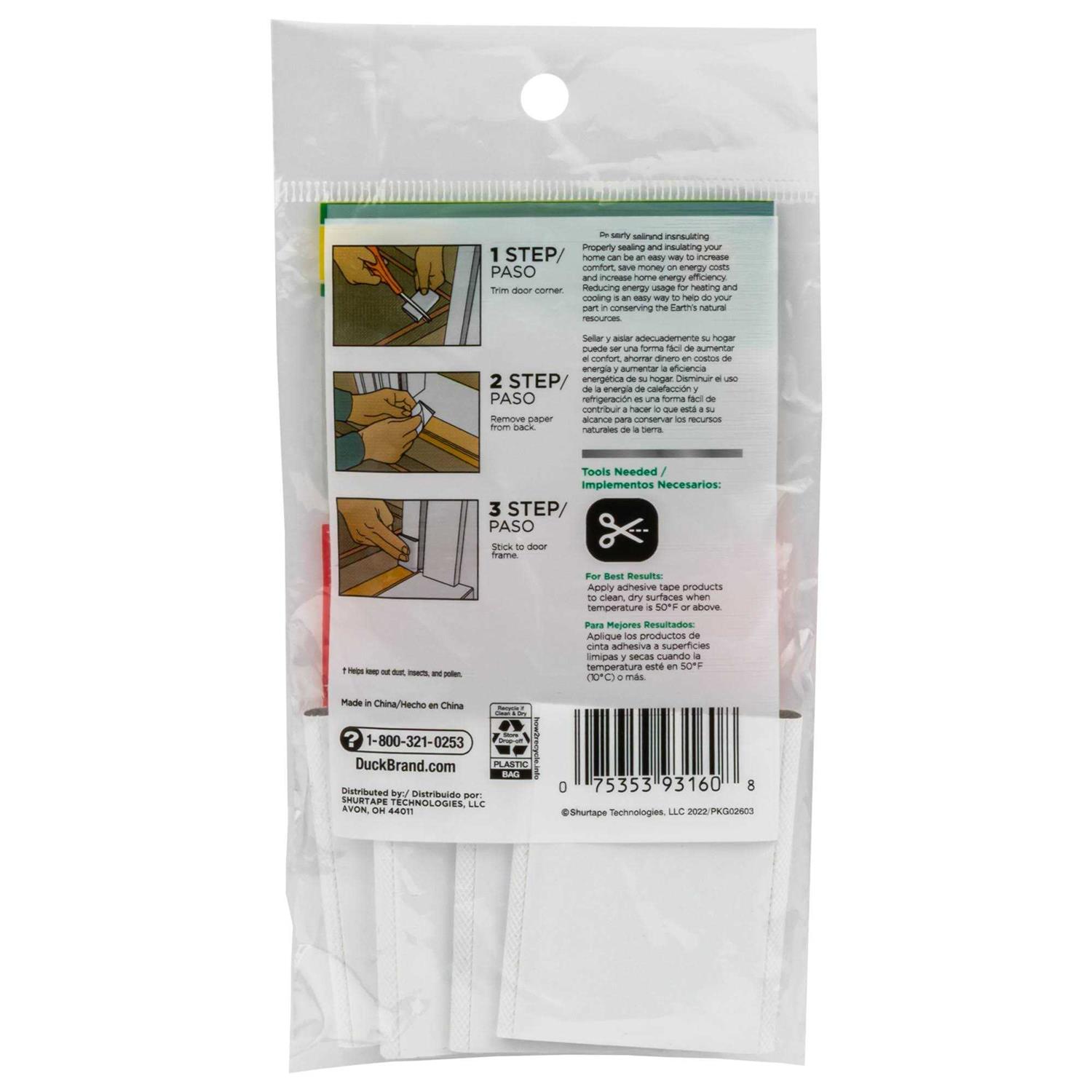 Duck Brand Door Corner Seals White 4 pk - Image 5