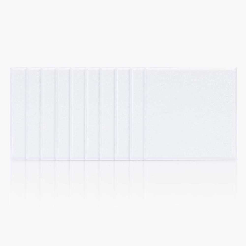 Home Master Hardware Self Adhesive Wall Protector Square 4 inch 10 Pack Door Handle Wall Shield Guard Door Stop - Image 3