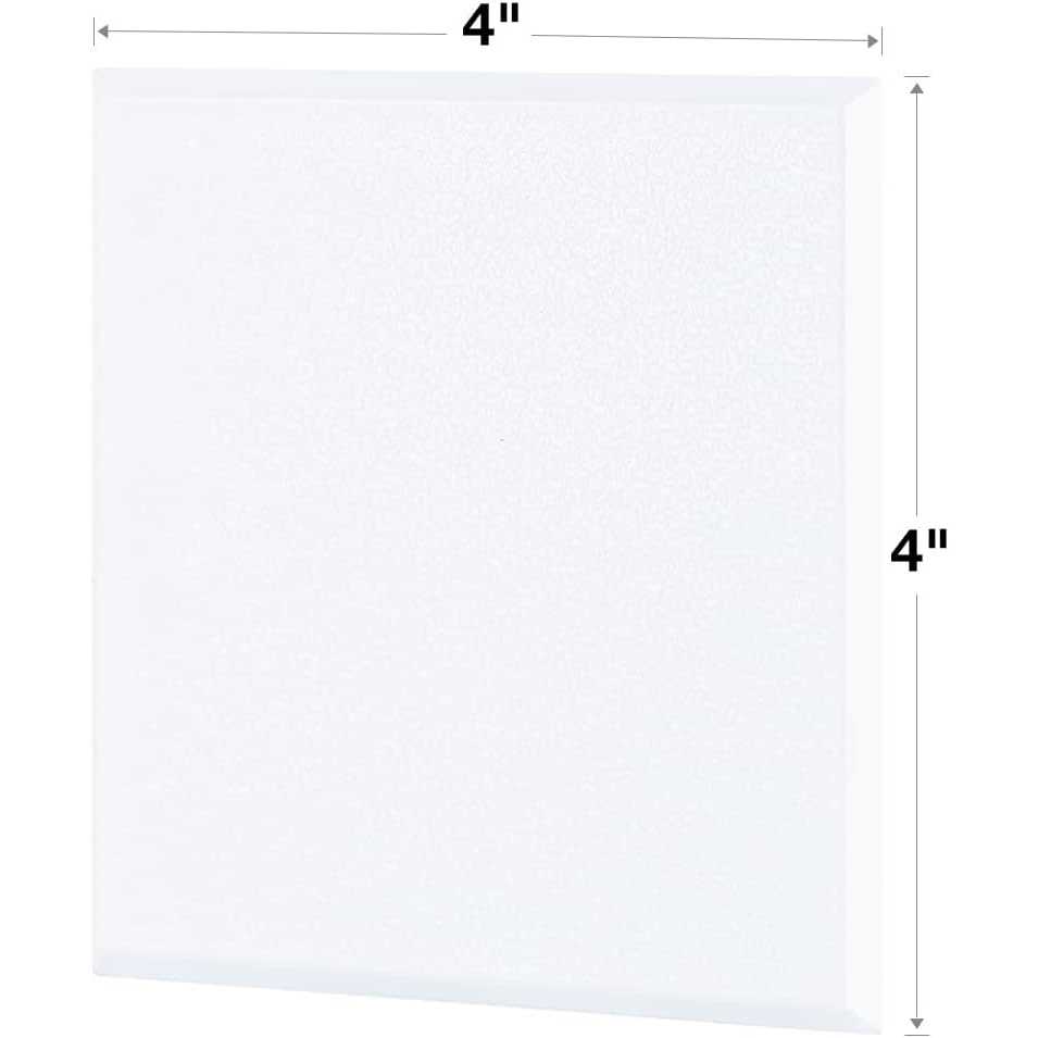 Home Master Hardware Self Adhesive Wall Protector Square 4 inch 10 Pack Door Handle Wall Shield Guard Door Stop - Image 4