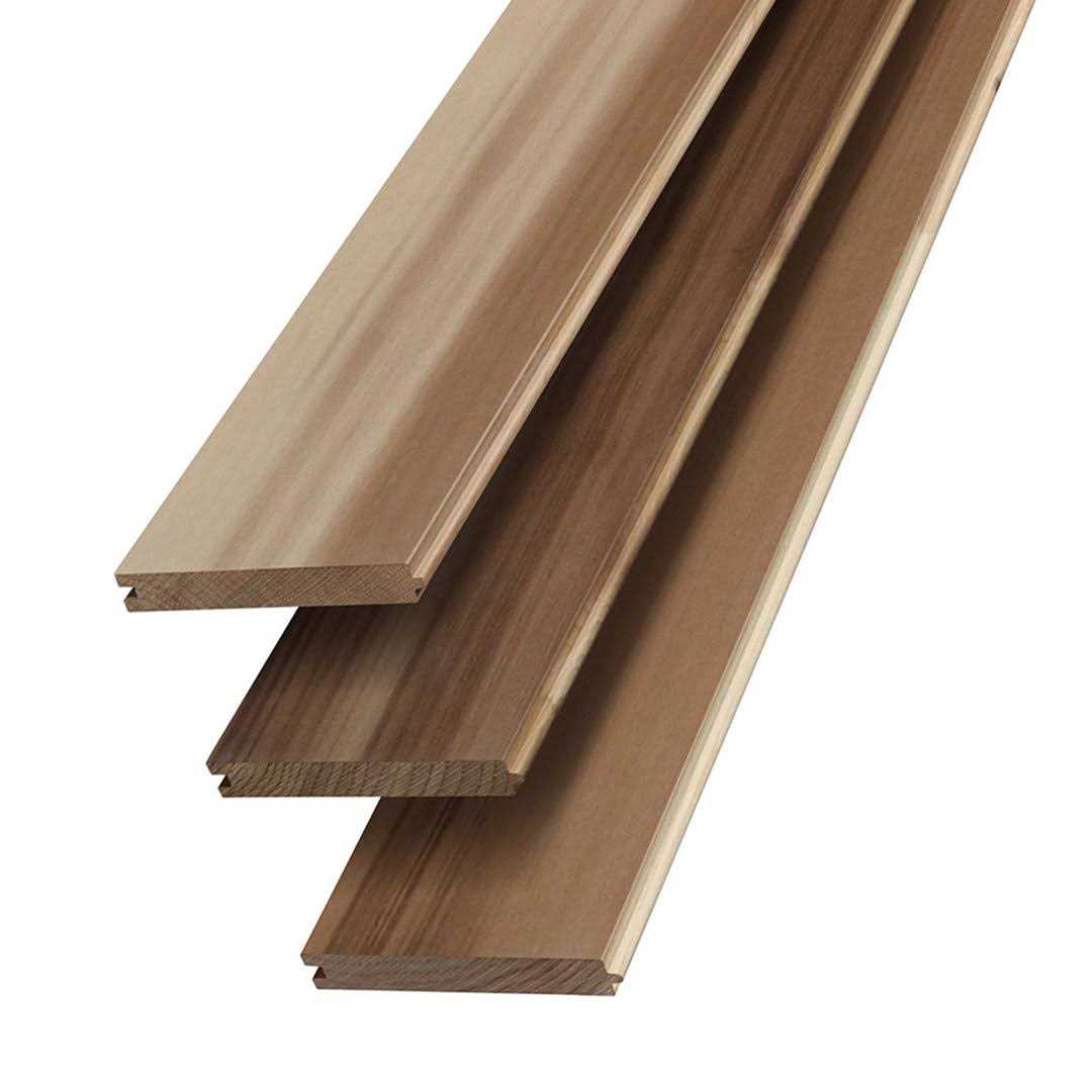 Rainier Plank 1 in. x 6 in. x 8 ft. Engineered Cedar Shiplap Tongue and Groove Planking - Image 4