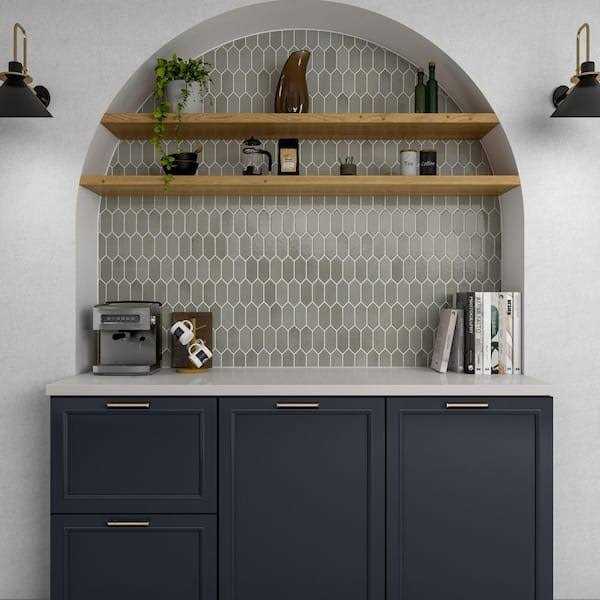 Daltile Miramo 12 in. x 11 in. Glazed Ceramic Picket Mosaic Tile - Image 4