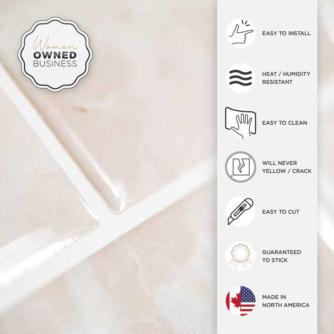 Smart Tiles Subway Sora 10.95 in. x 9.70 in. Peel and Stick Self-Adhesive Decorative Mosaic Wall Tile Backsplash - Image 3