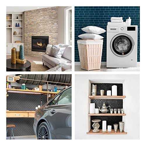 Smart Tiles Subway Sora 10.95 in. x 9.70 in. Peel and Stick Self-Adhesive Decorative Mosaic Wall Tile Backsplash - Image 5