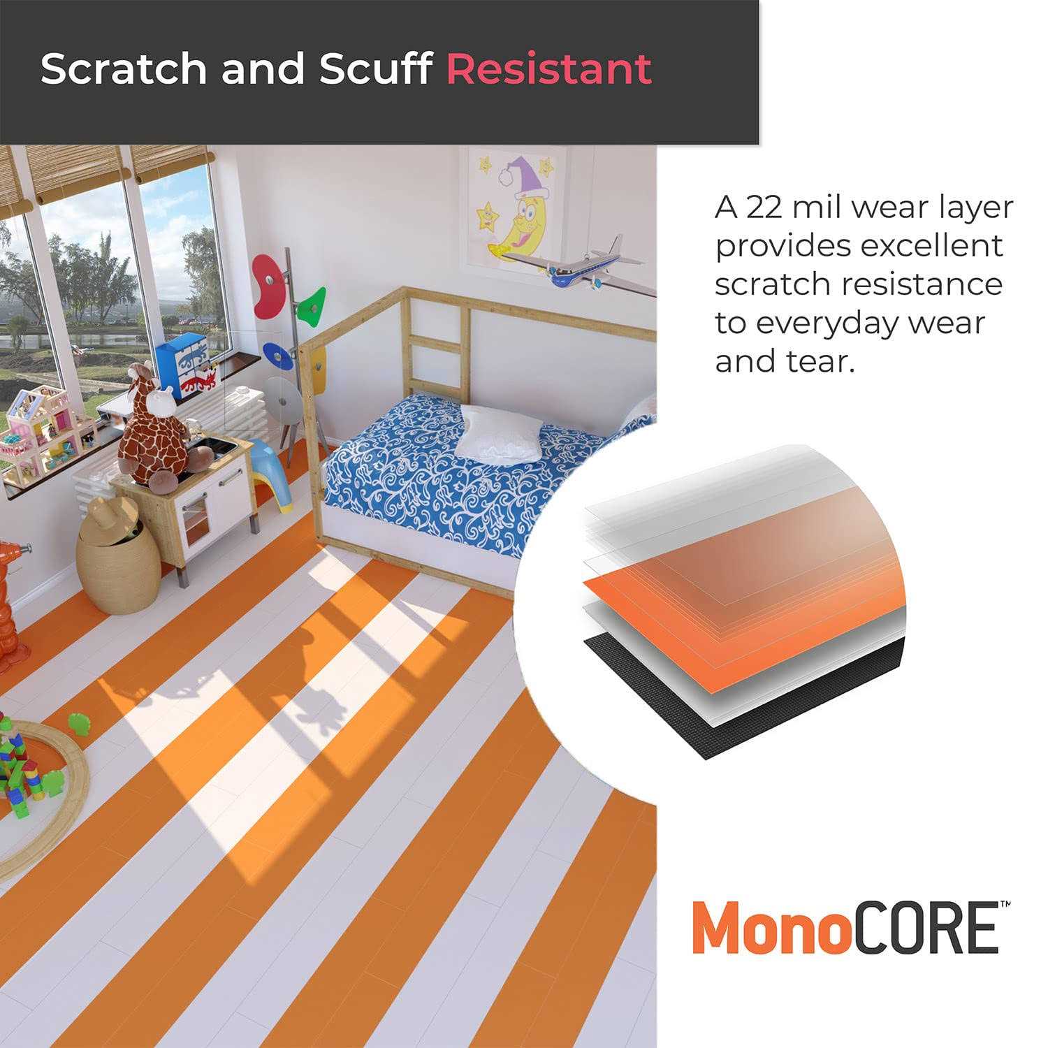 Lucida USA Lucida Surfaces Luxury Vinyl Flooring Tiles - Image 3