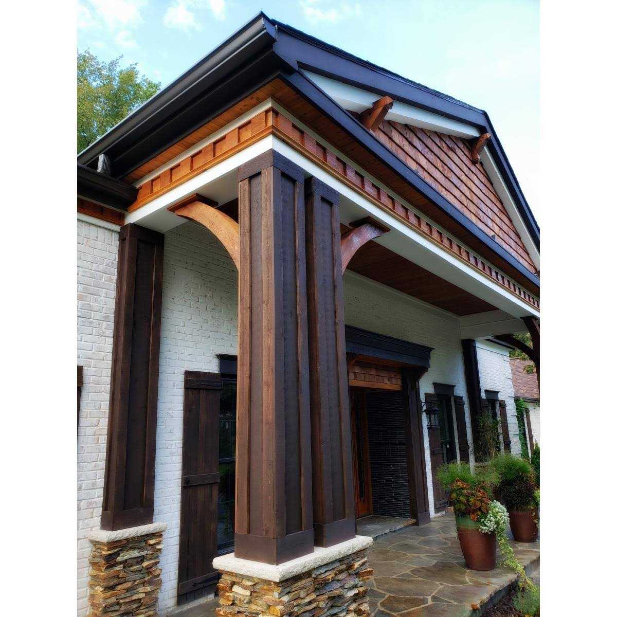 Ekena Millwork Thorton Rough Sawn Brace - Image 2