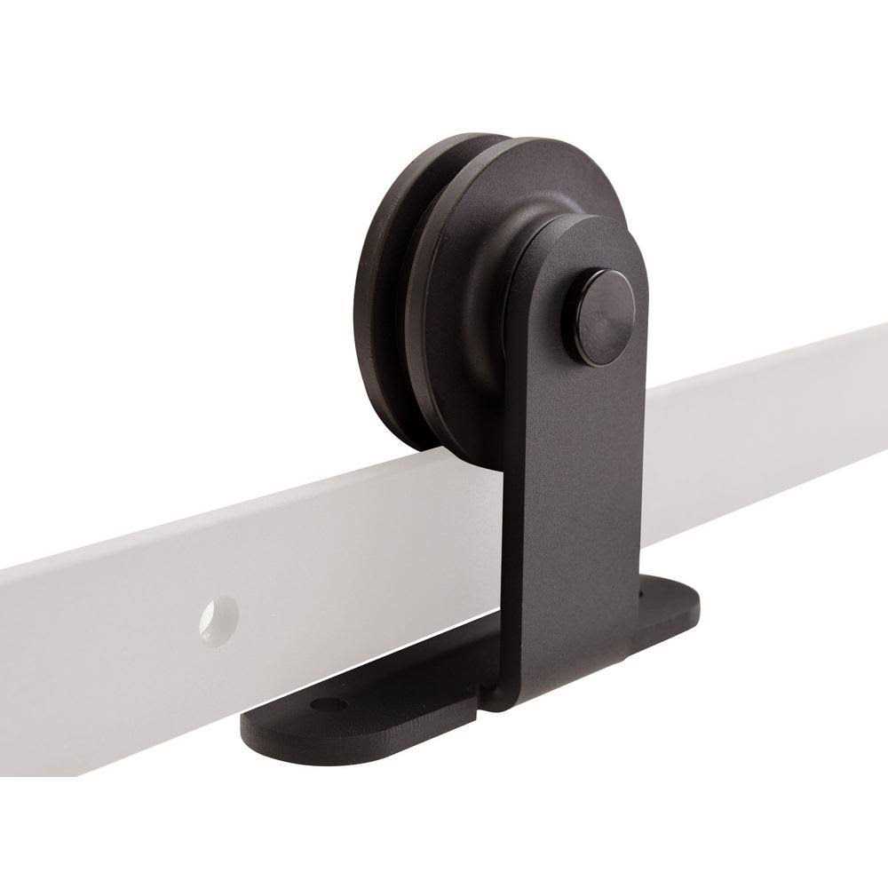 Calhome Top Mount 72 Barn Style Sliding Door Track and Hardware Set - Image 3