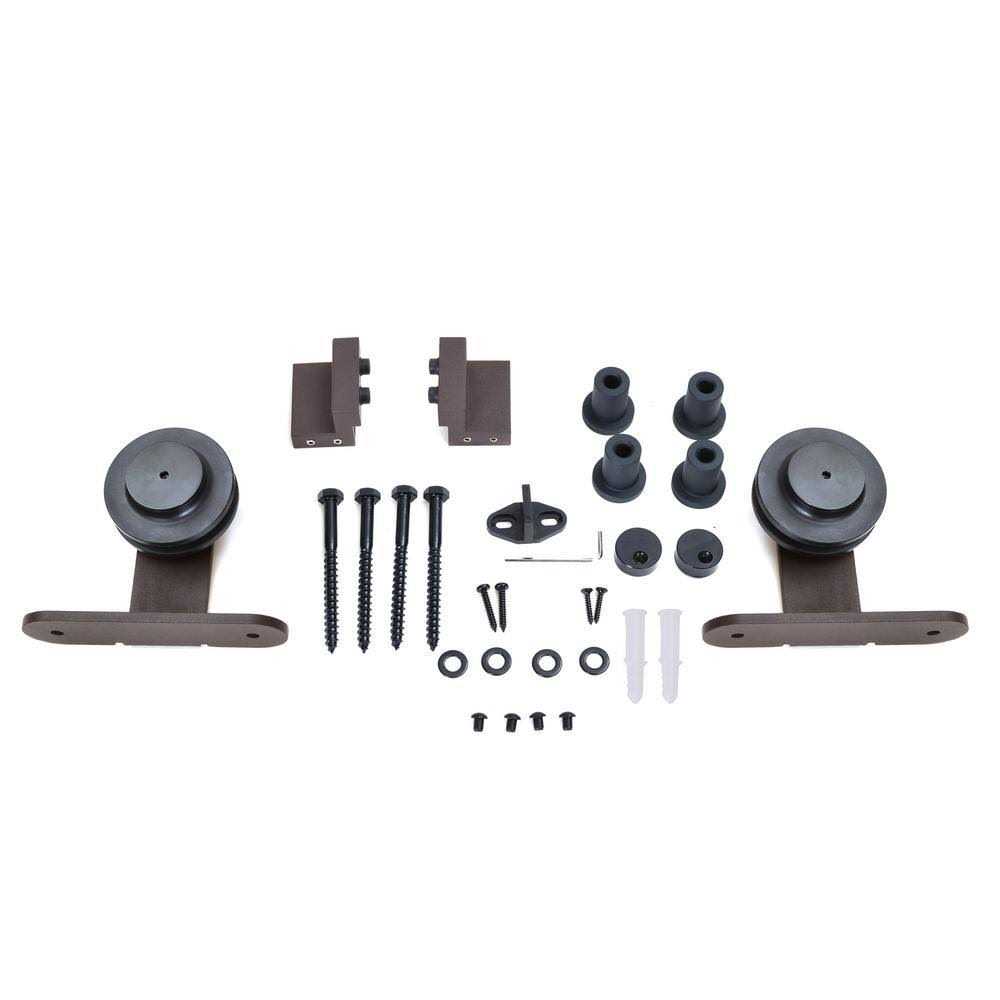 Calhome Top Mount 72 Barn Style Sliding Door Track and Hardware Set - Image 5