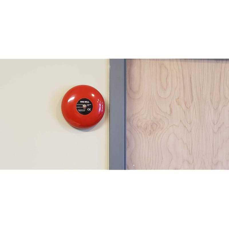 Safeguard Supply 12vdc Red Fire Alarm Bell-85 Decibel Rating Loud Alarm Bell - Image 5