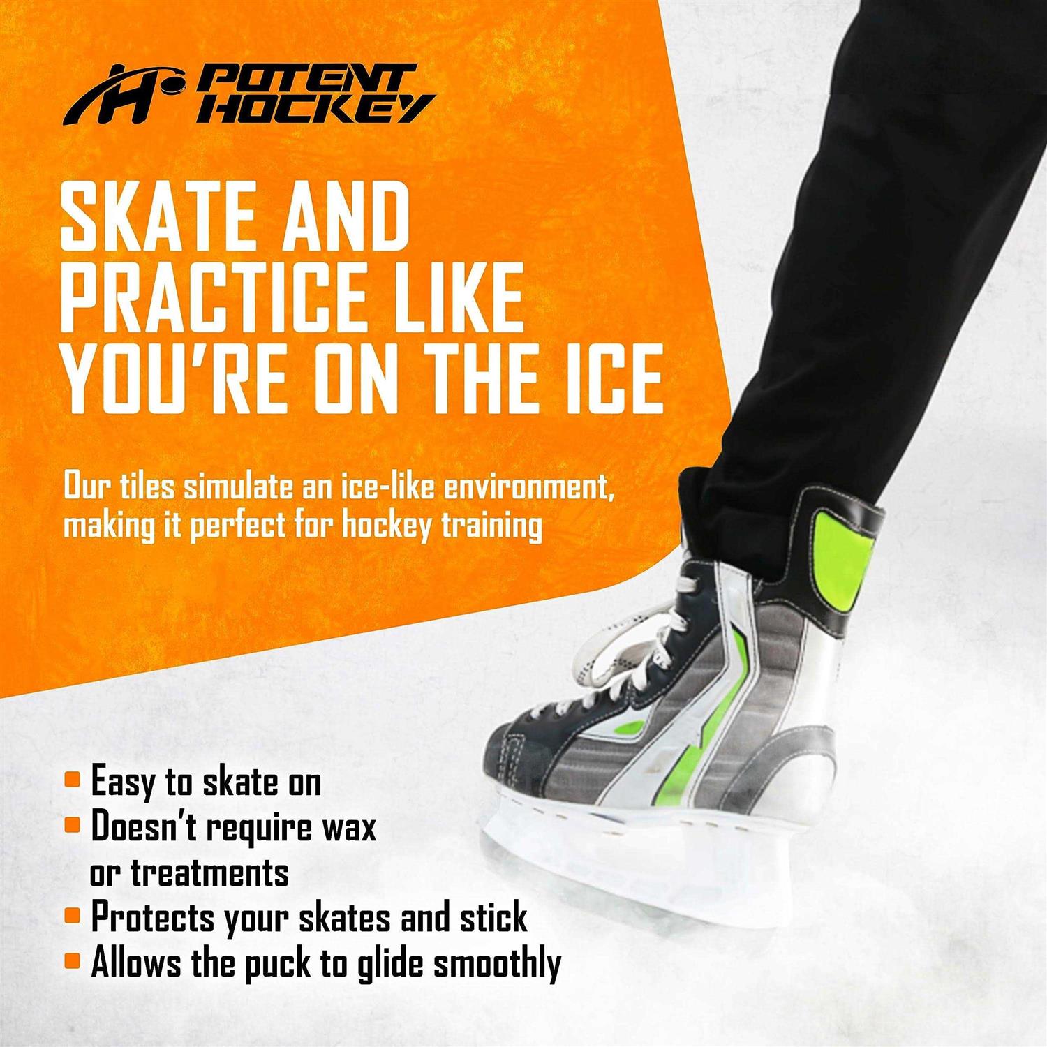 Potent Hockey Training Skate-able Synthetic Ice Tiles - Image 3