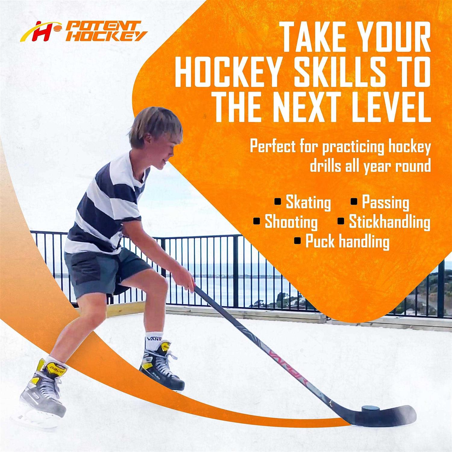 Potent Hockey Training Skate-able Synthetic Ice Tiles - Image 4