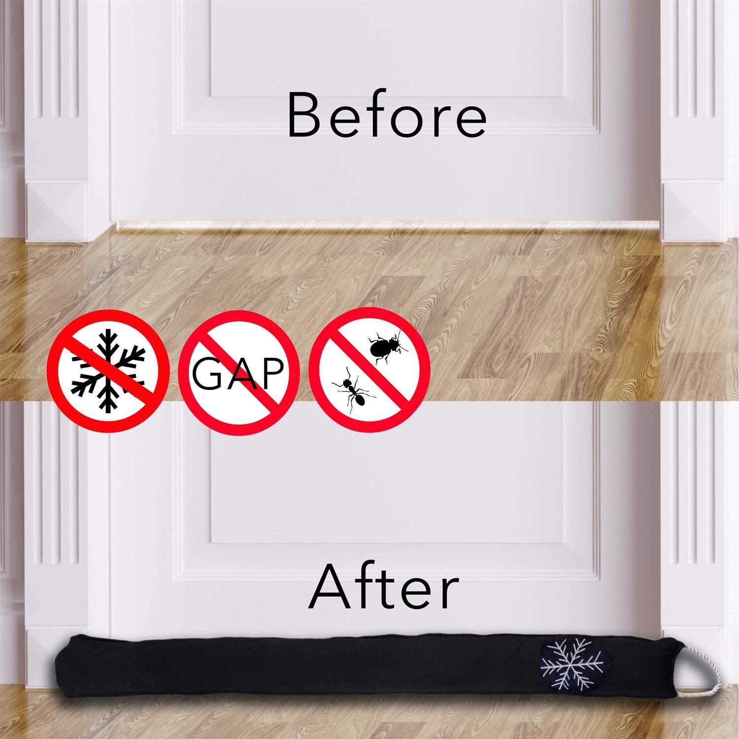 Simply Genius Draft Stopper 36 Door Window Guard Blocker - Image 2