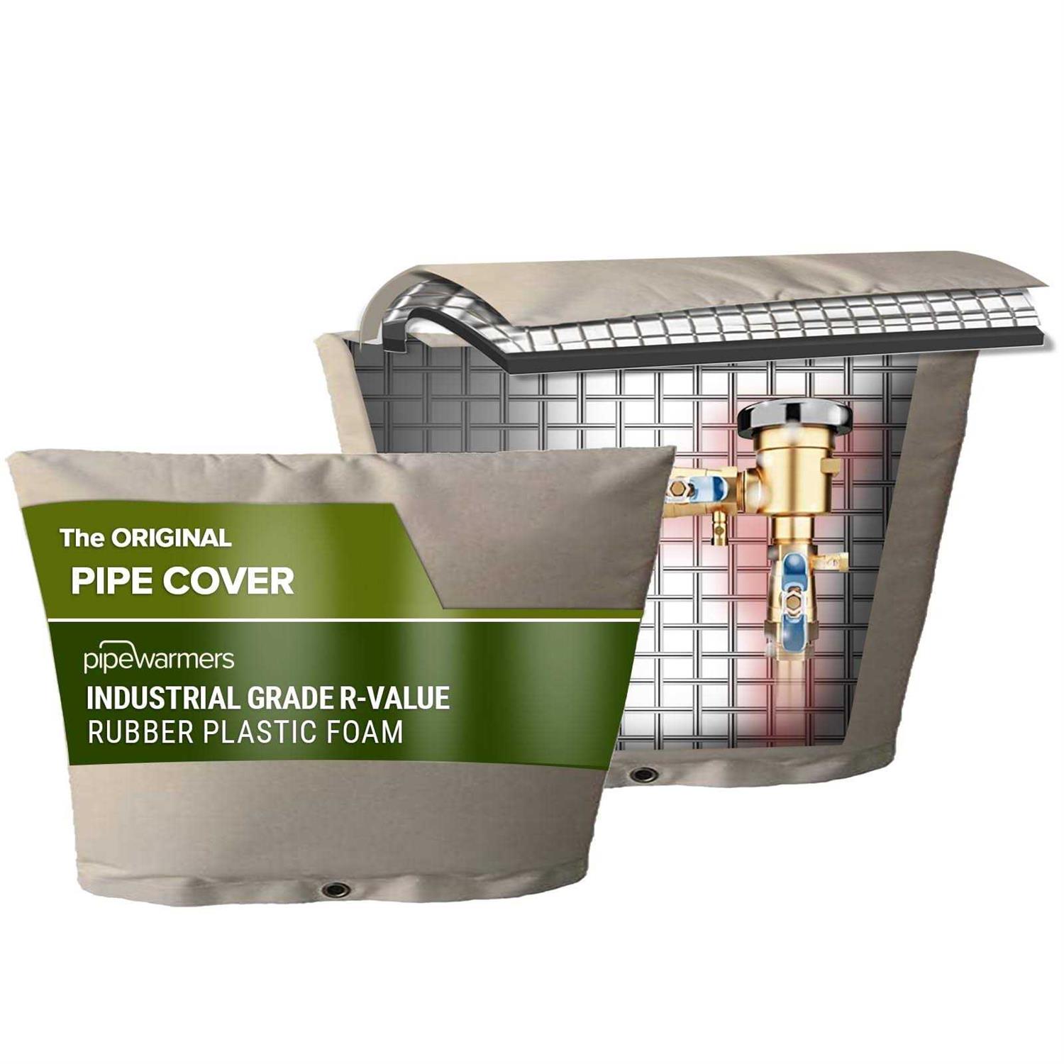 PipeWarmers The Original Pipe Insulation Cover Winter Pipe Insulation,Pump Cover - Image 3