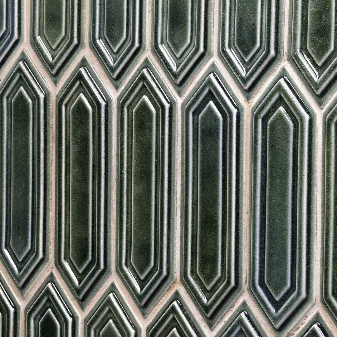 Delphi Hexagon 3 x 9 Straight Edge Ceramic Mosaic Sheet Tile Ivy Hill Tile - Image 3