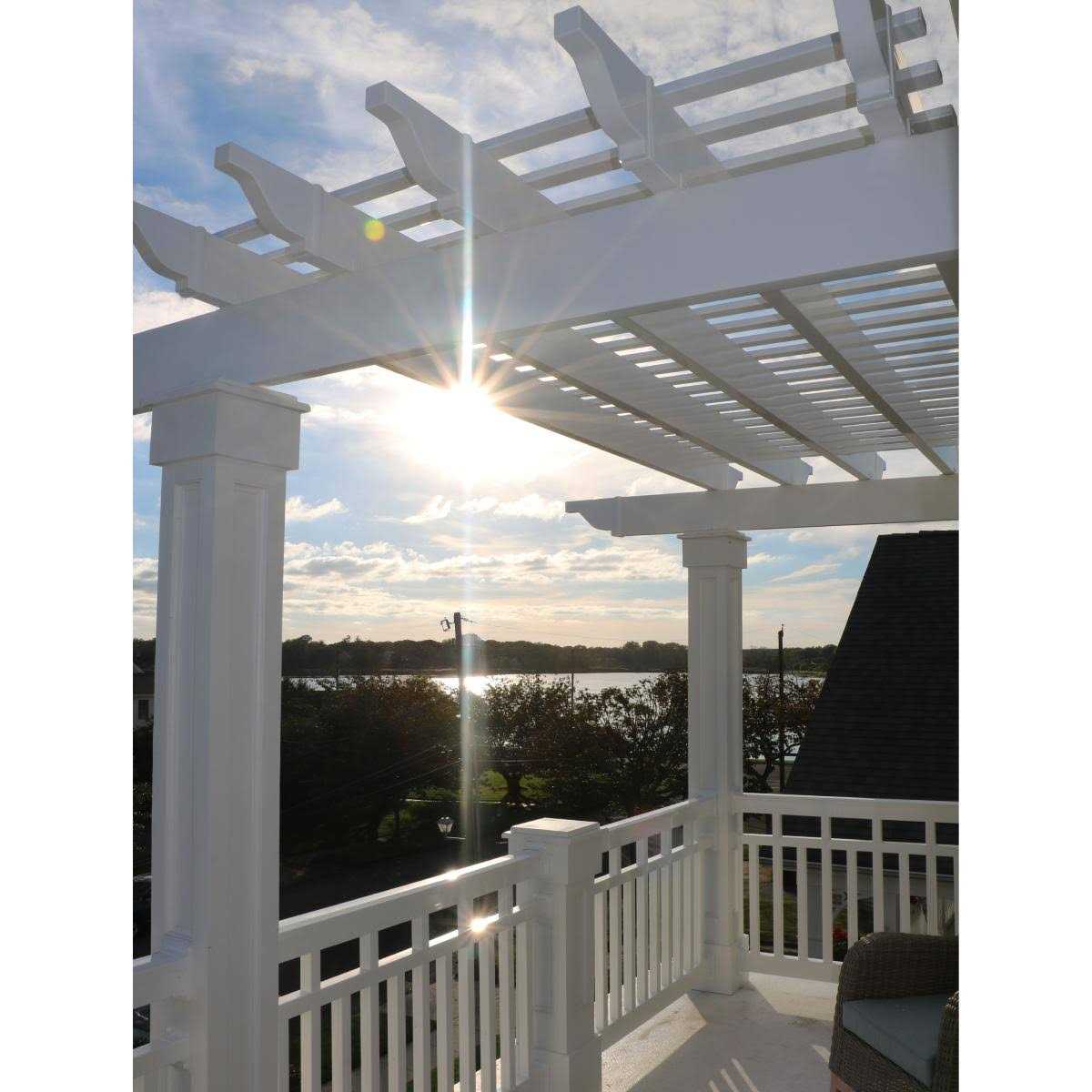 Ekena Millwork Square Non-Tapered Raised Panel PVC Endura-Craft Column Wrap Kit - Image 2