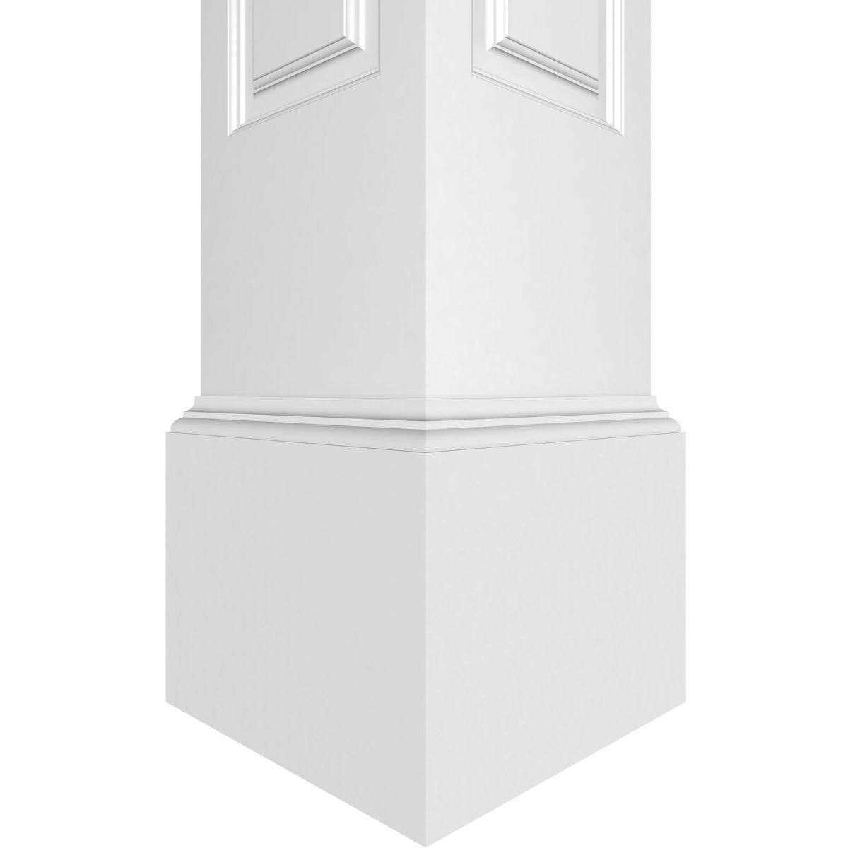 Ekena Millwork Square Non-Tapered Raised Panel PVC Endura-Craft Column Wrap Kit - Image 3