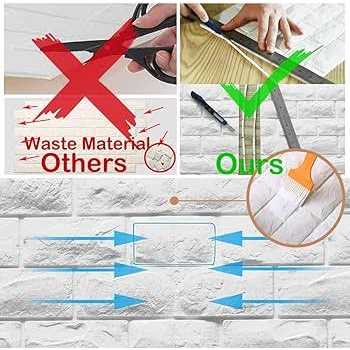 Circloophs 3d Wall Panels White Brick Printable 3d Wallpaper Stick and Peel Self Adhesive Waterproof Foam Faux Brick Paneling - Image 5