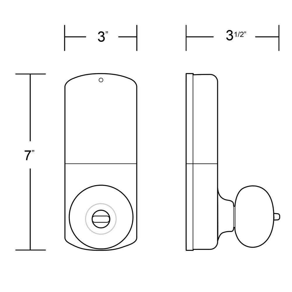 MiLocks Tkk-02SN Tkk-Sn Digital Door Knob Lock with Electronic Keypad - Image 3