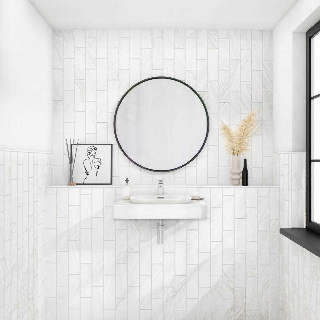 Daltile Perpetuo 12 Glazed Ceramic Wall Tile in Satin - Image 4