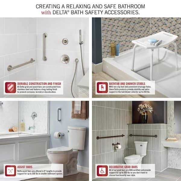 Delta Traditional Grab Bar 41618 - Image 4