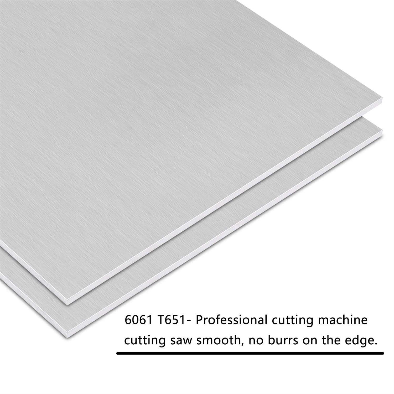 Lswteiz 6061 T651 Aluminum Sheet Metal Flat Plain Aluminum Plate Covered with Protective Film - Image 5
