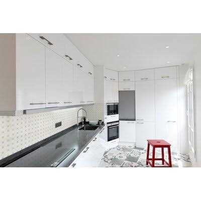 Bianco Dolomite 12.4 in. x 12.4 in. Polished Marble Mosaic Tile MSI BIANDOL-CEMDOTP - Image 4