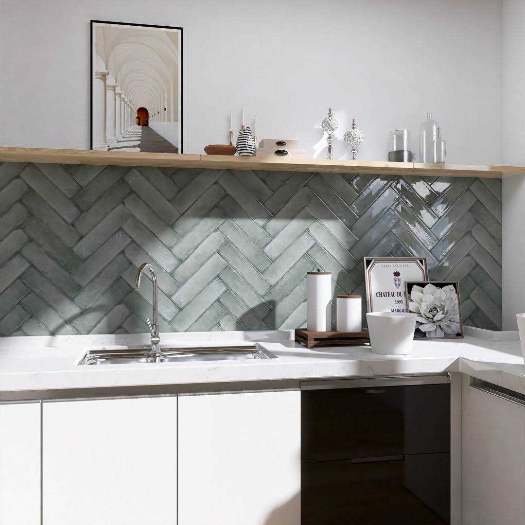 MOLOVO Iris 2.9 in. x 11.8 in. Polished Ceramic Subway Wall Tile - Image 3