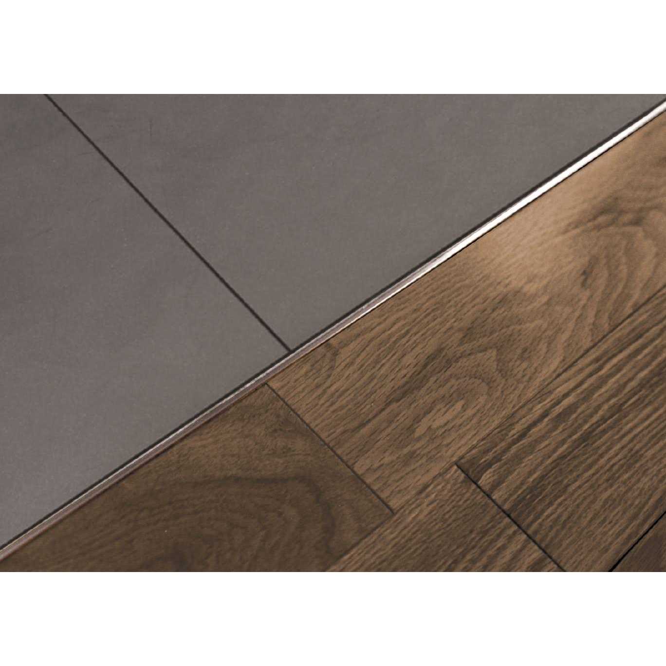 Schluter Jolly - Edging Profile - for 1/4 Thick Tile - 8' 2-1/2 Length - Light Grey Coated Aluminum - Image 5