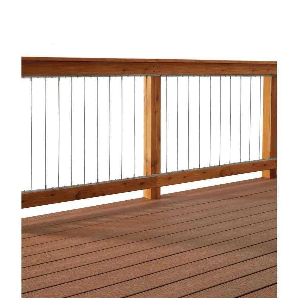 Insta-Rail Vertical Stainless Steel Cable Railing Kit for 36 in. High Railings - Image 3