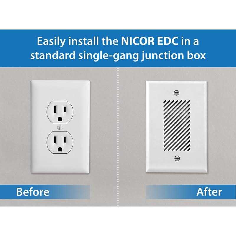 NICOR Lighting Single-Gang Electronic Door Chime Kit with Lighted Button EDC1120WH1 - Image 4