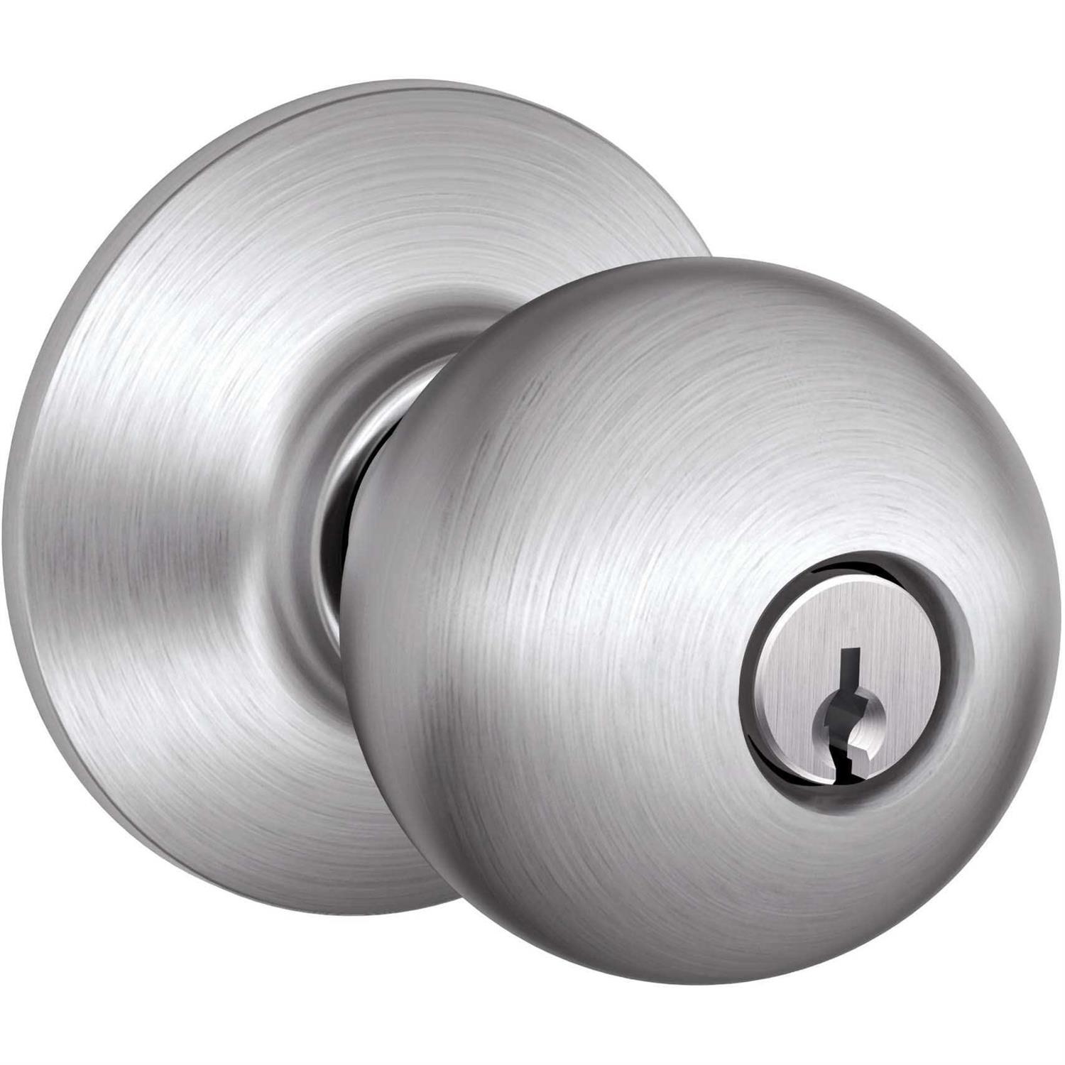 Schlage Orbit Satin Chrome Storeroom Lockset 1-3/4 - Image 4