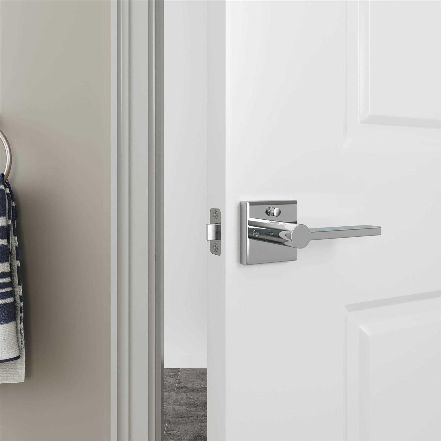 Miseno Lorton Flat Bar Privacy Door Lever Set - Image 5