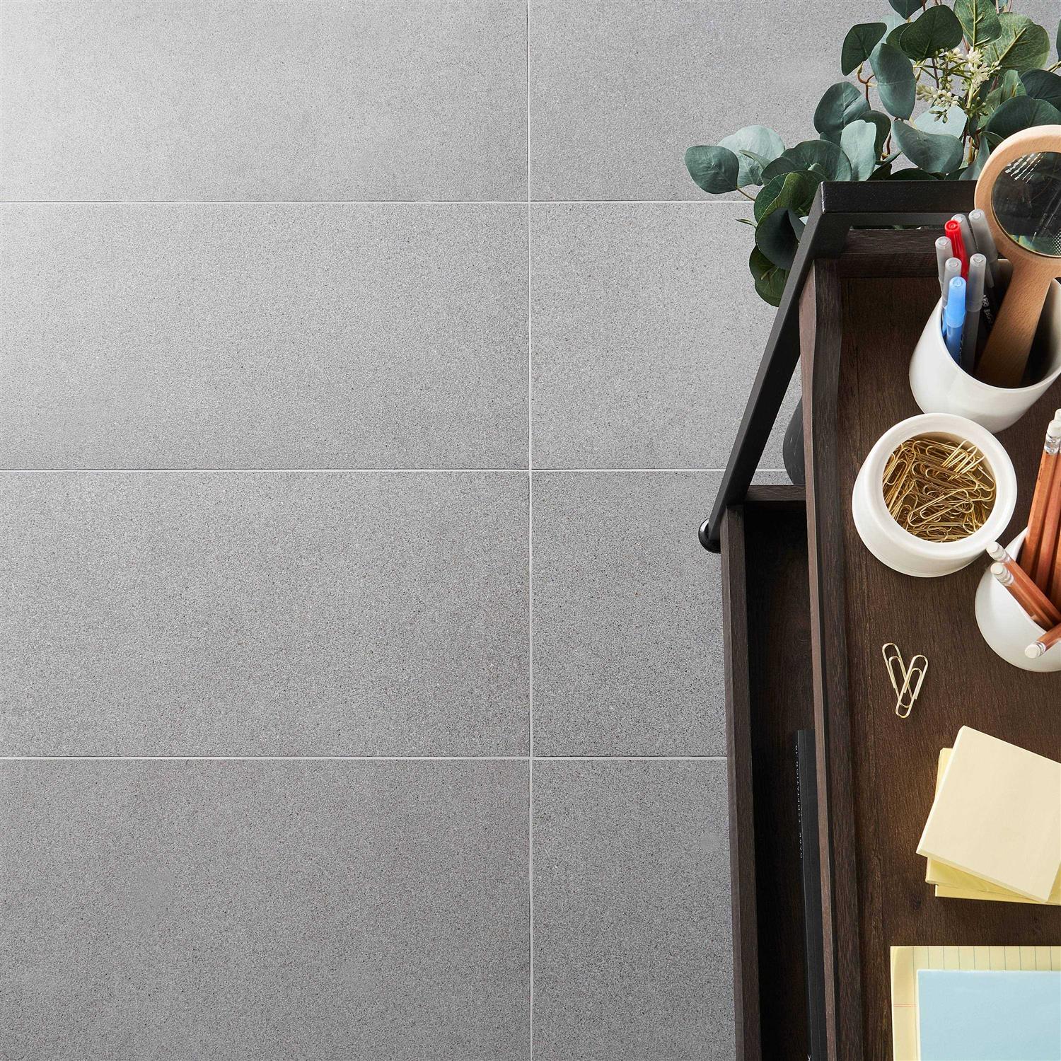 SkyTech 24 Matte Porcelain Stone Look Floor and Wall Tile Ivy Hill Tile - Image 4