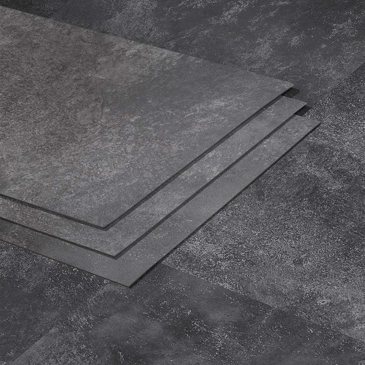 Revive 12mil Metalcrete 12.4 x 24.4 Waterproof Glue Down Luxury Vinyl Tile Ivy Hill Tile - Image 3