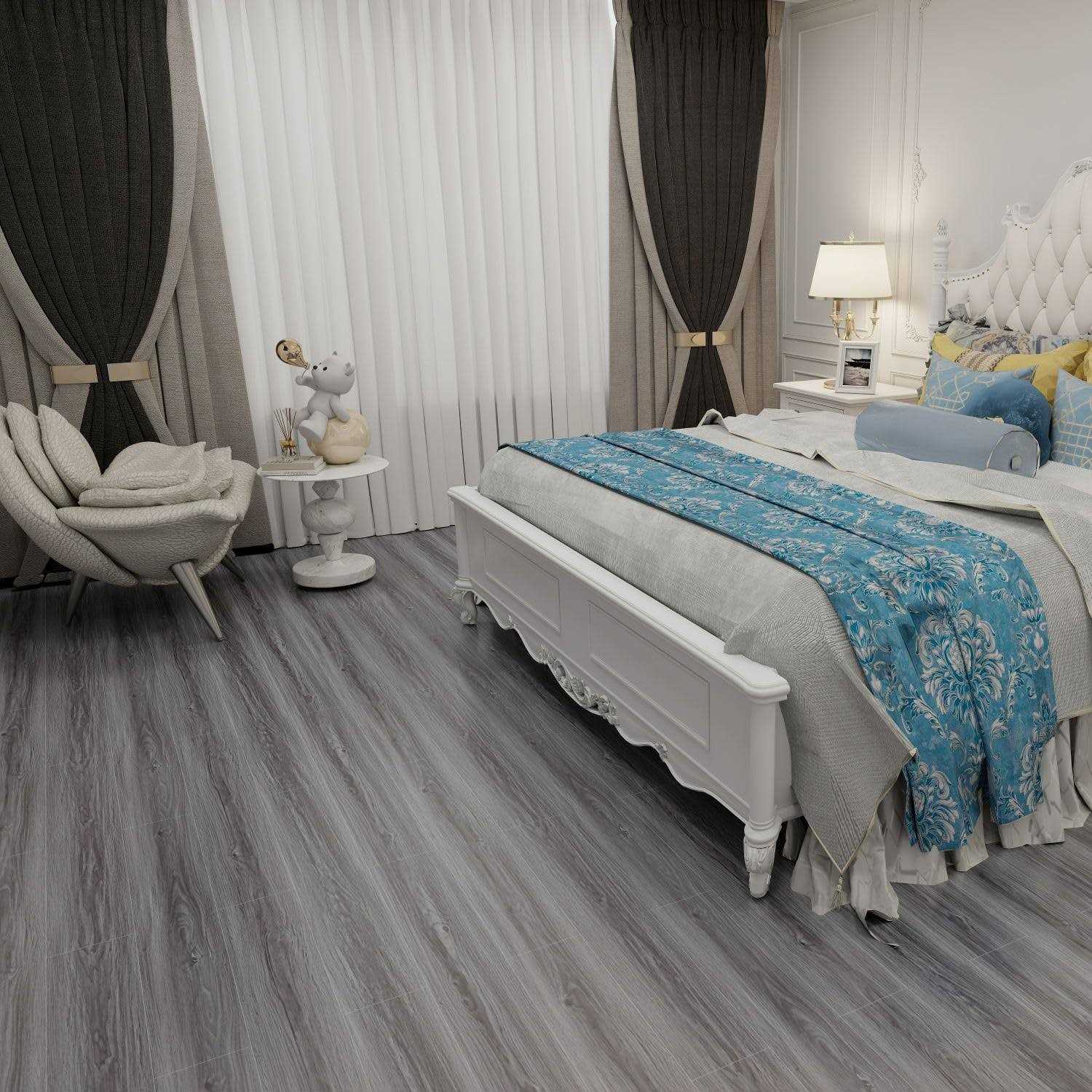 Hilarious Peel and Stick Floor Tile Self Adhesive Vinyl Flooring Planks,Washed Adhesive Wood Plank Flooring Tiles for Bathroom - Image 4