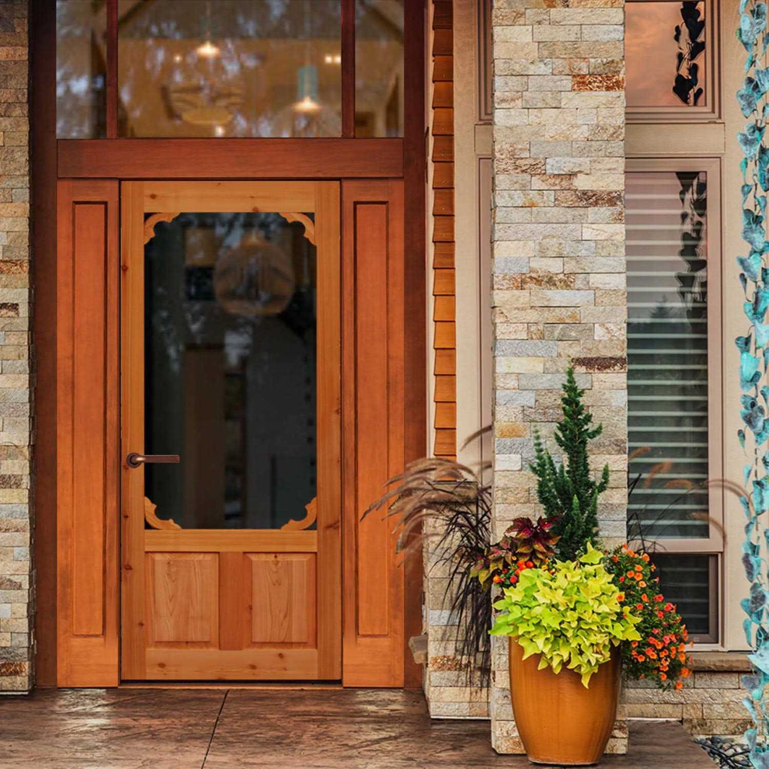 Kimberly Bay Screen / Storm Door Tempered Glass Insert Glass for 34 in. Door - Image 3