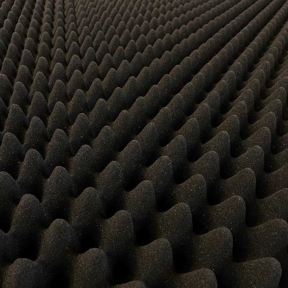 Bookishbunny Self Adhesive Acoustic Foam Egg Crate Panel Studio Foam Wall Panel 39 x 78 - Image 4