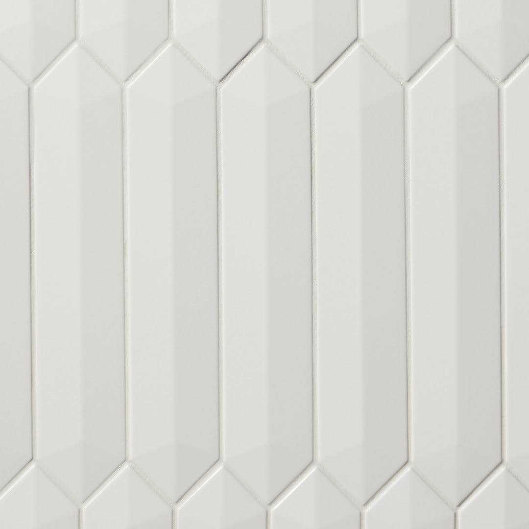 Ivy Hill Tile Axis 3D 2.6 in. x 13 Polished Picket Ceramic Wall Tile - Image 5