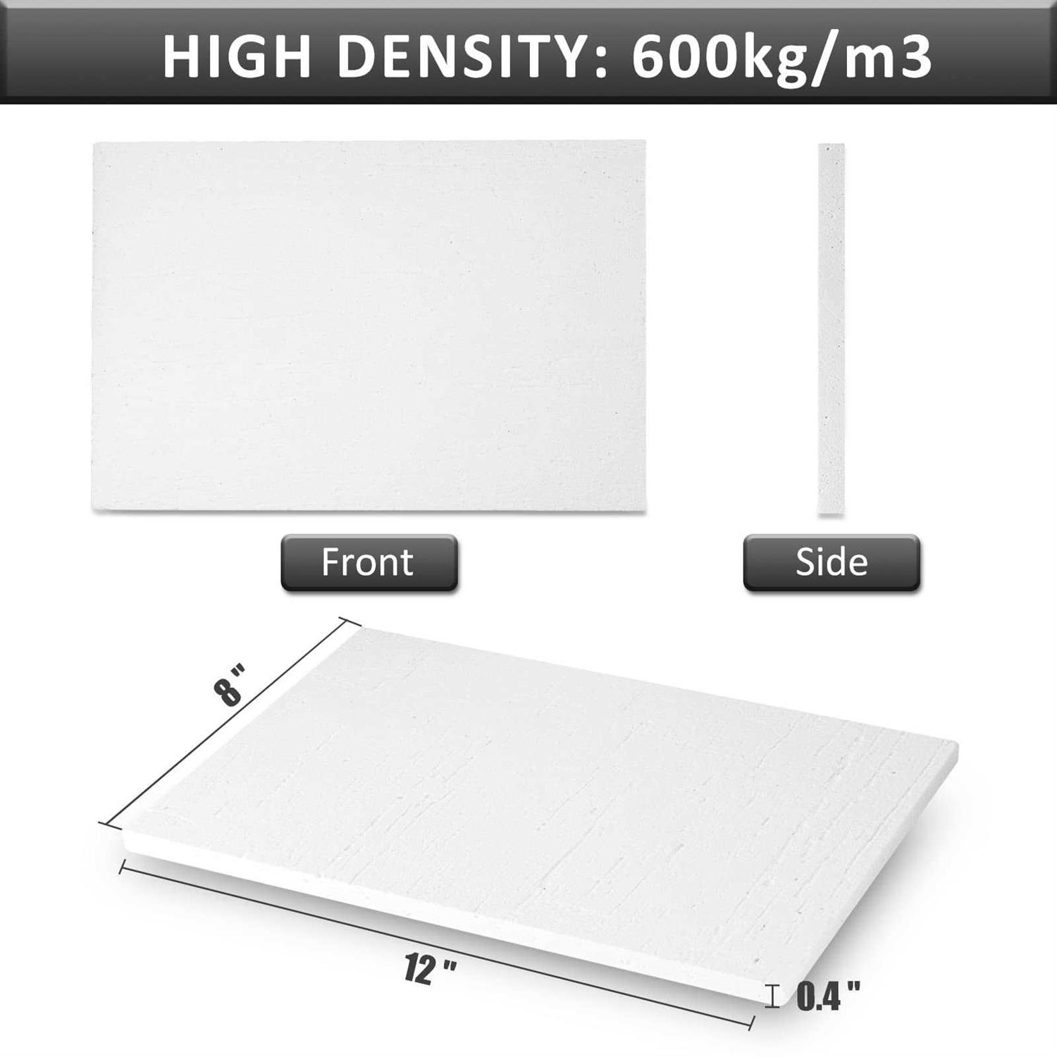 BXI Ceramic Fiber Thermal Insulation Board 12'' x 8'' x 0.4 - Image 3