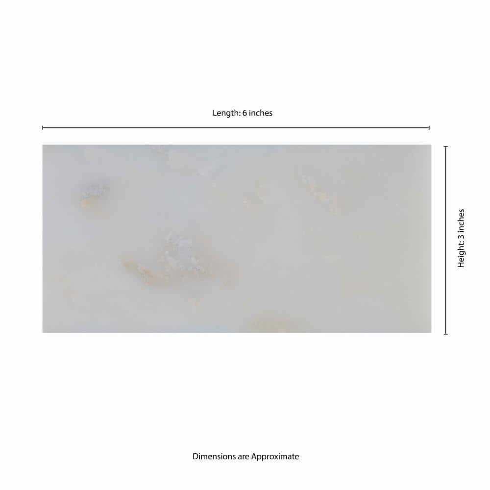 MSI Greecian White 3 in. x 6 in. Polished Marble Floor and Wall Tile - Image 3