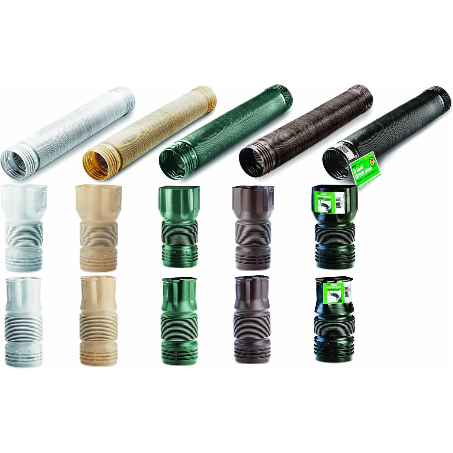 Flex Drain Downspout Adapter 2 x 3 x 4-in - Image 3