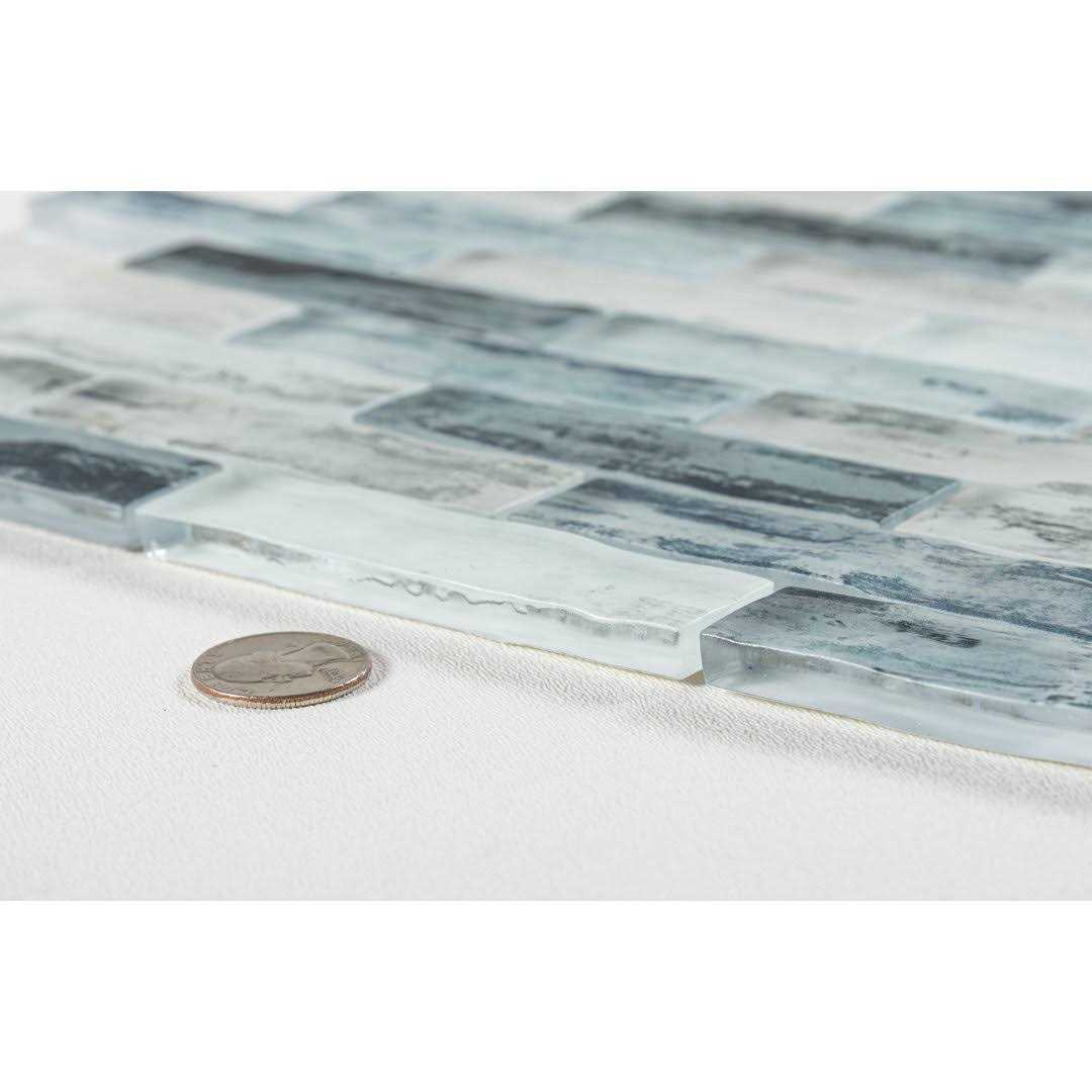 Giovan 1 x 4 Glass Brick Joint Mosaic Tile Andova - Image 4