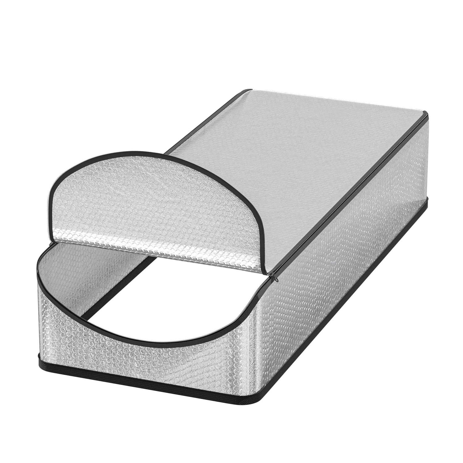 Dualso Attic Stairs Insulation Cover with Zipper Insulator Bag Energy Saving