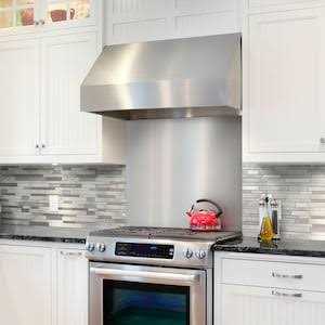 Smart Tiles Peel and Stick Backsplash Stainless Panel Premium 3D Kitchen and Bathroom Tile Stainless Panel - Image 3