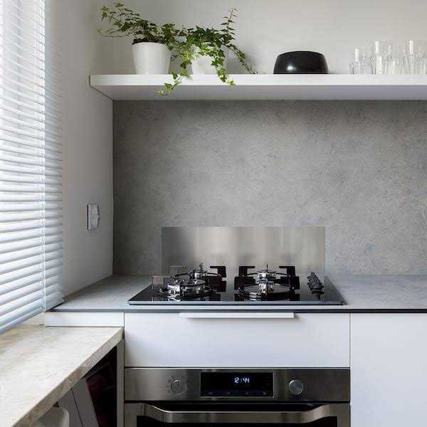 Smart Tiles Peel and Stick Backsplash Stainless Panel Premium 3D Kitchen and Bathroom Tile Stainless Panel - Image 5